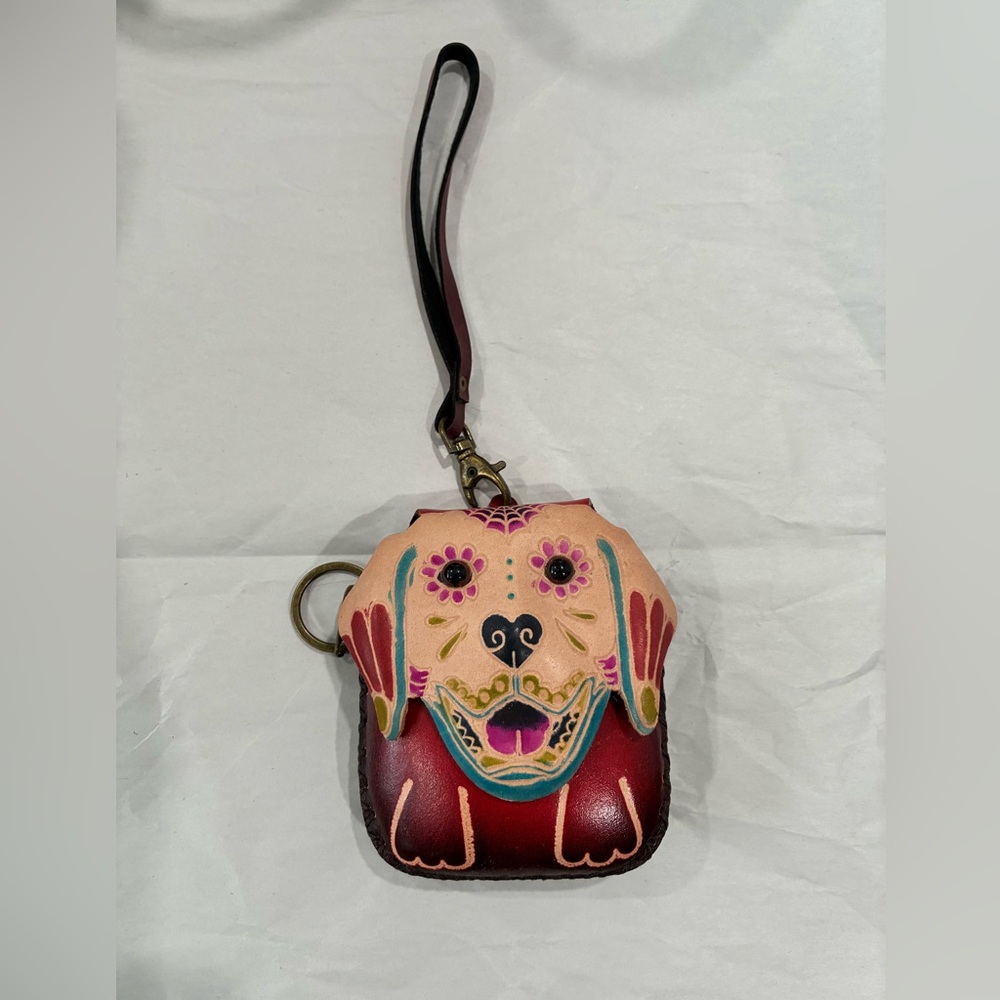 Colorful Dog Keychain Wallet - Picture 2 of 8